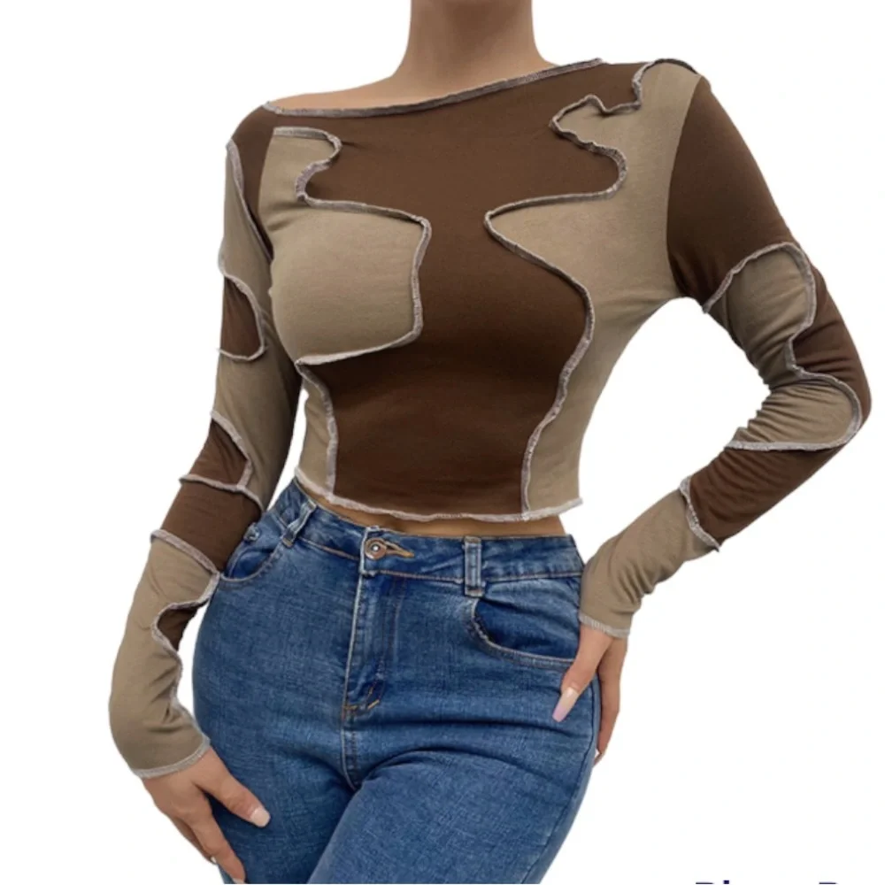 EUC Women’s Long sleeve Crop Top